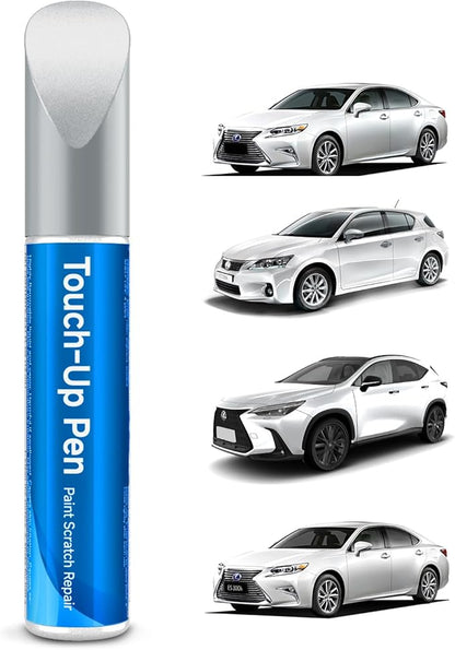 077 Pearl White/Starfire Pearl Touch Up Paint Compatible with Lexus Exact Match Touch Up Paint Car Scratch Repair