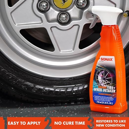 SONAX Spray Ceramic Combo | High-Performance Ceramic Coating for Paint Protection | Hydrophobic Water Repellent, Long-Lasting Shine & Scratch Resistance | Son-SPRCER-KIT