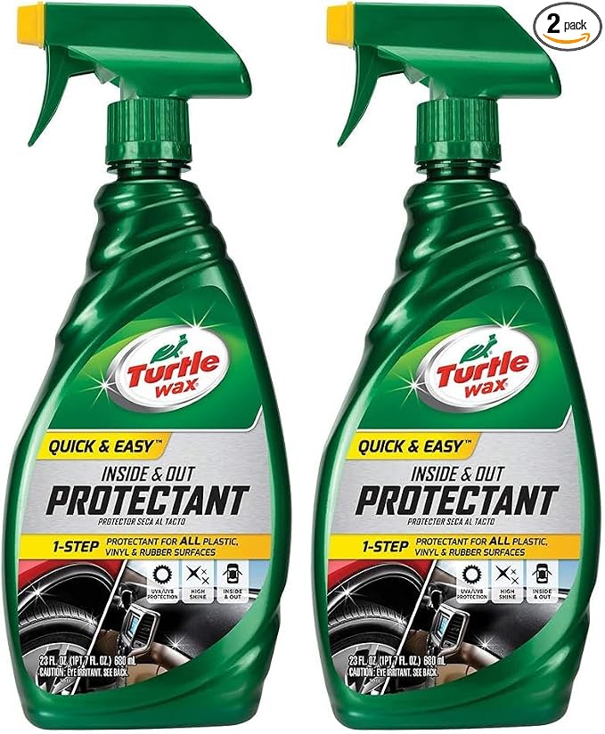 Turtle Wax 50655 Inside & Out Protectant, 23 Fluid Ounces, White (Pack of 2)