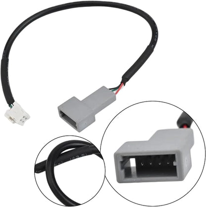 USB 2.0 To 4 Pin Audio Interface Cable For Hyundai For Kia For Vehicles, Black ABS Adapter For Android Multimedia Connectivity, 20 Cm(4pin)