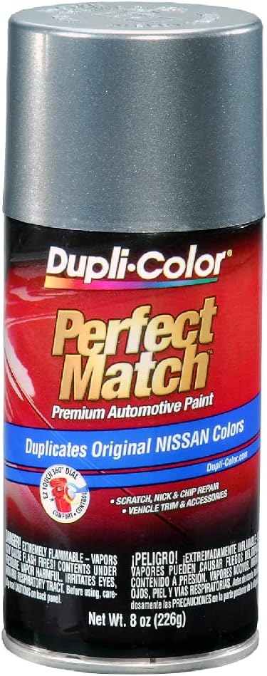 Dupli-Color EBNS06047 Perfect Match Automotive Spray Paint - Nissan Precision Gray, W40-8 oz. Aerosol Can