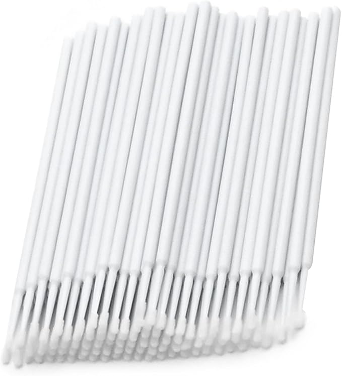 Touch Up Paint Brushes for Automotive Paint Chip Repair Disposable Micro Applicators-White (100 PCS)