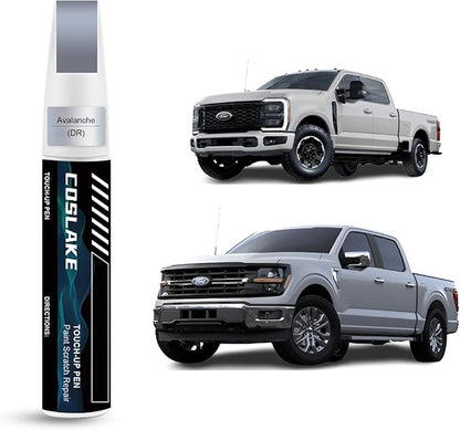 Car Touch Up Paint(Avalanche(DR)) for Ford, Car Paint Scratch Repair Kit, Quick & Easy Solution to Repair, 2 in 1 Scratch Remover Pen with 2PCS Disposable Micro Applicators