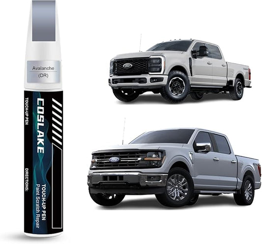 Car Touch Up Paint(Avalanche(DR)) for Ford, Car Paint Scratch Repair Kit, Quick & Easy Solution to Repair, 2 in 1 Scratch Remover Pen with 2PCS Disposable Micro Applicators