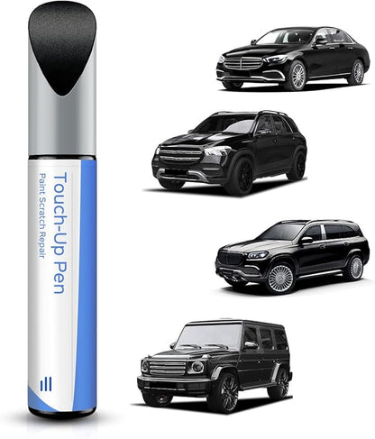 197/9197 Obsidian Black Metallic Touch Up Paint Compatible with Mercedes-Benz Exact Match–Chips and Nicks Touch Up