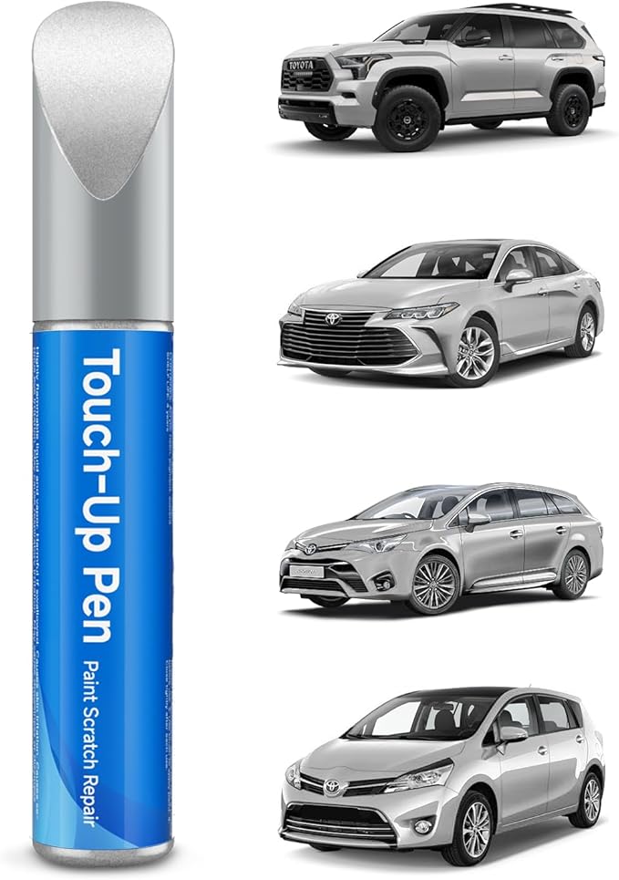 1D4 Pewter Metallic Touch Up Paint Compatible with Toyota Exact Match Touch Up Paint Car Scratch Repair