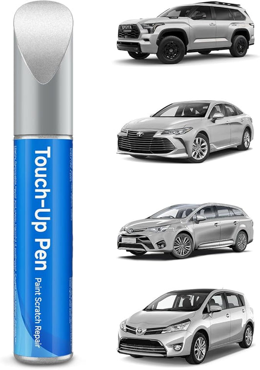 1D4 Pewter Metallic Touch Up Paint Compatible with Toyota Exact Match Touch Up Paint Car Scratch Repair