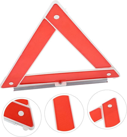 Emergency Warning Triangle Reflective Sign for Car Safety High Visibility Roadside Emergency Tool Quick Setup for Drivers Essential Road Reflector