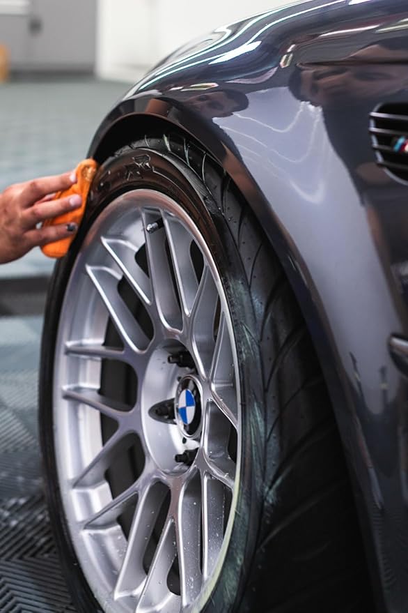 Armour Detail Supply Tire+ Wet Tire Shine, Water-Based Tire Shine Spray for Lasting Shine, All Tires, Non Greasy, Durable and Hydrophobic - 16oz Trigger Spray Bottle