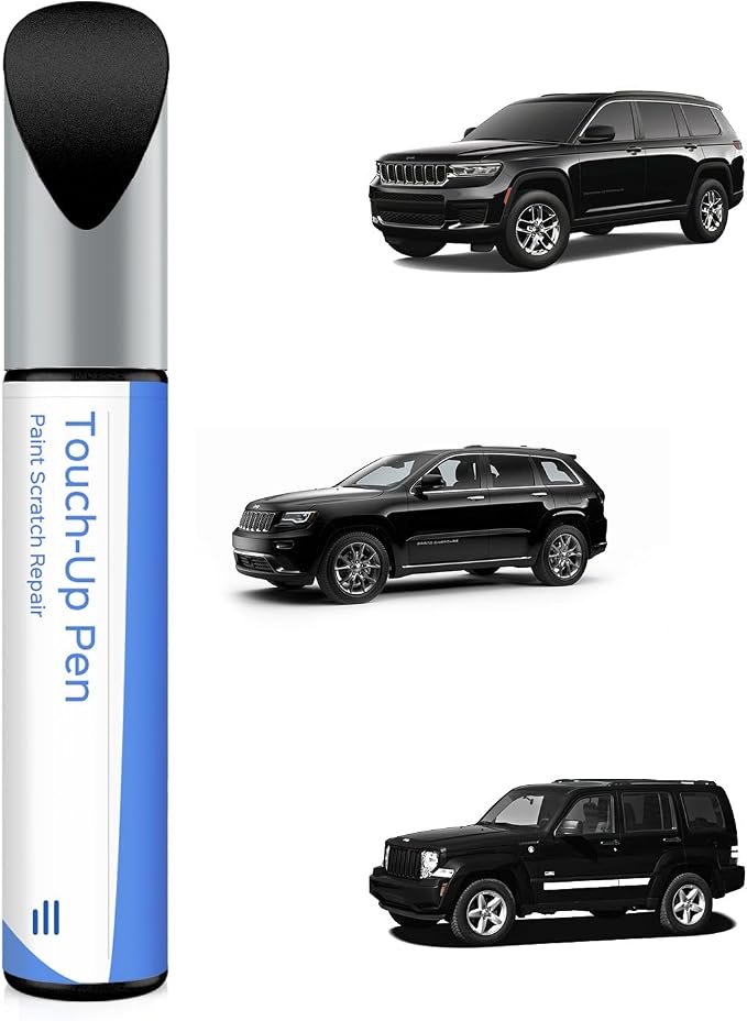 PXR/AXR Brilliant Black Pearl Touch Up Paint Compatible with Jeep Exact Match Chips and Nicks Touch Up
