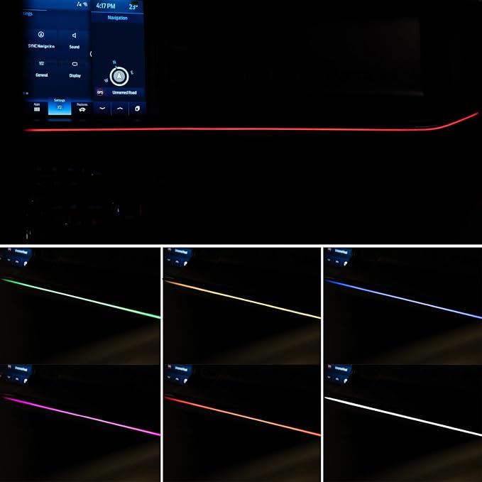 Led Ambient Lighting for Ford Bronco 2021-2026 Atmosphere Light LED Neon Strip Light