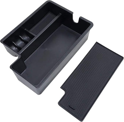 Center Console Armrest Storage Box Compatible with Mitsubishi Outlander Sport 2012 2013 2014 2015 2016 2017 2018 2019 2020 2021 ABS Tray Insert Organizer Glove Pallet