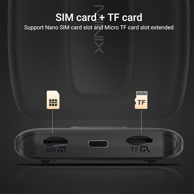 MINIX CarPlay Android AI Box 8 Core 8G+128G for Only Wired CarPlay Touchscreen Cars to Wireless Carplay&Wireless Android Auto for YouTube Netflix Google Store Support SIM&TF Card