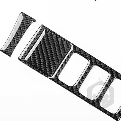 NVCNX Real Premium Carbon Fiber for Toyota 2nd Gen Tacoma Accessories 2005-2015 2006 2007 2008 2009 2010 2011 2012 2013 2014 Car Dash Driver Side Button Panel Cover Interior Trim Sticker Decal 4PCs