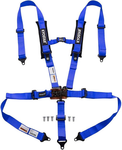 Kyostar 5 point Black Series Latch and Link Safety Harness Set(8153 Blue)