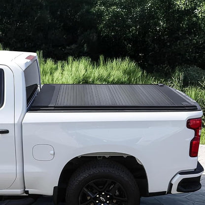 Syneticusa MB Retractable Tonneau Cover for | 2002-2026 Dodge Ram 1500 2500 3500 | 6'4" Long Bed | 6063-T5 Aluminum | Double Lock | 3-Year Warranty | Waterproof Low Profile Hard Truck Bed Cover