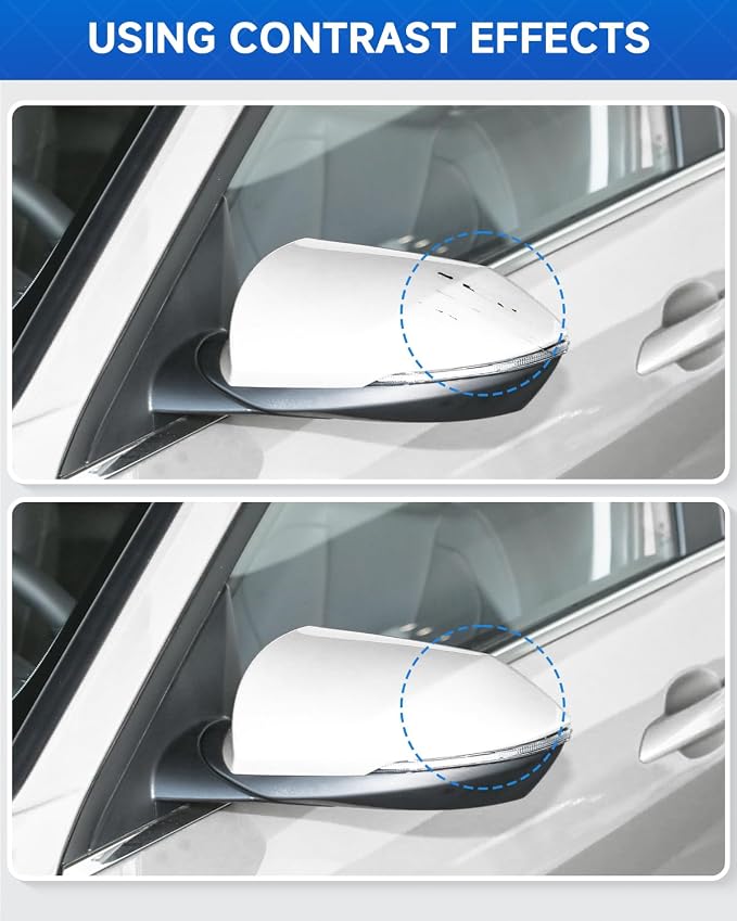 W6H Serenity White Pearl Touch Up Paint Compatible with Hyundai Exact Match Touch Up Paint Car Scratch Repair