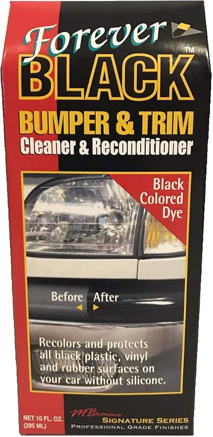 Forever Black Bumper & Trim Kit (NEW Improved Formula & Larger Size)