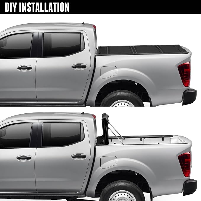 RealTruck UnderCover Flex Hard Folding Truck Bed Tonneau Cover | FX21004 | Fits 2004 - 2014 Ford F-150 6' 7" Bed (78.8")