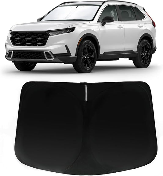 Windshield Sun Shade for Honda CR-V 2023-2025 2026, Car Front Window Sunshade with 240T Sun Visor Protector Blocks UV Rays Heat Sun Shield Accessories (Honda CRV)