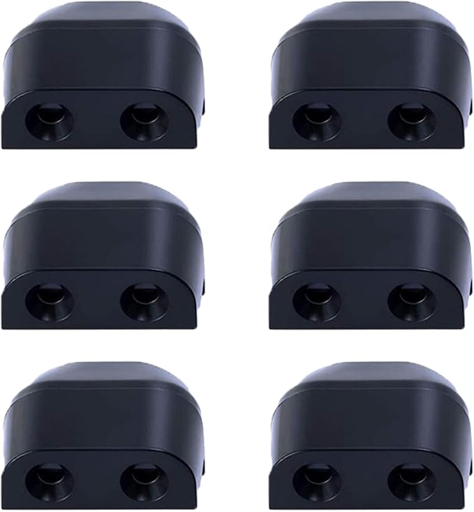 Xiaokeis 6 Pack Deer Whistles for Car, ABS Self-Adhesive Automotive Deer Warning Whistle Device, Deers Alarm Road Safety Horn Device Animal Alert Whistle for Vehicles, Motorcycles(Color:Black)