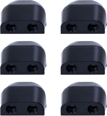 Xiaokeis 6 Pack Deer Whistles for Car, ABS Self-Adhesive Automotive Deer Warning Whistle Device, Deers Alarm Road Safety Horn Device Animal Alert Whistle for Vehicles, Motorcycles(Color:Black)