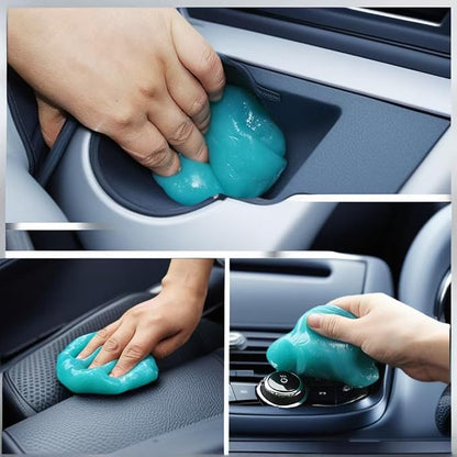 HQ+ Car Cleaning Gel Dust Cleaning Gel for Car Car Cleaning Gel Putty Reusable,Auto Detailing Tools Accessories,Essential Tools for Car Interior Cleaning.
