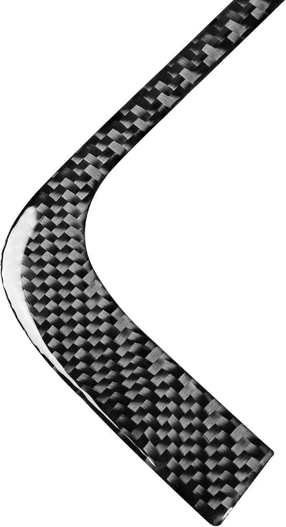 Real Premium Carbon Fiber Fit for Chevy Silverado/GMC Sierra 1500 2014-2018 for 2500/3500HD 2015-2019 Car Speedometer Frame Trim Dash Decals Sticker Decoration Auto Interior Accessories Cover Black
