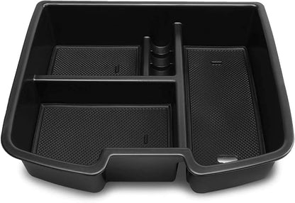 DNA MOTORING Center Console Organizer Tray Compatible with 07-14 Silverado Sierra 1500 2500HD 3500HD, Armrest Storage Box, ZTL-Y-0018