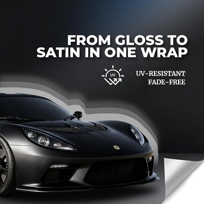 Rockrose Ultra TPU Matte PPF Film for Car Paint Protection 24 in x 50FT Self-Healing, UV Protection, Scratch & Stain Resistant, Hydrophobic, Wet Installation, Strong Adhesive, 7.5 mil Thickness