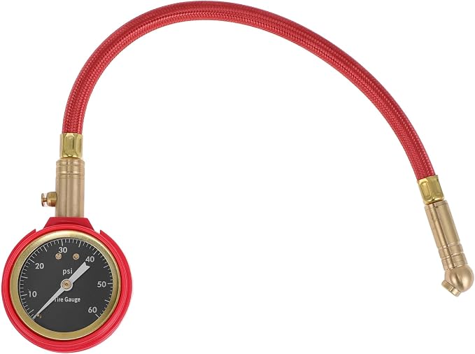 1 Pcs Universal Tire Pressure Gauge 0-60PSI 2.36 Inch Digital Pressure Gauge Tyre Air PSI Meter for Motorcycle SUV Truck