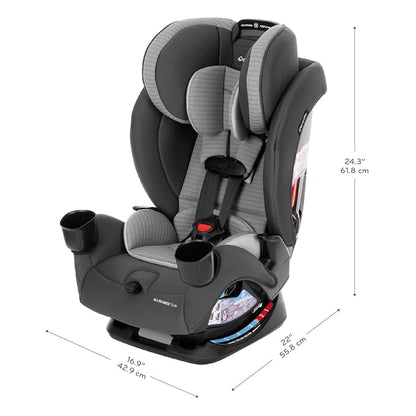 Evenflo All4Stages Slim 4-in-1 Convertible Car Seat (Baldwin Gray)