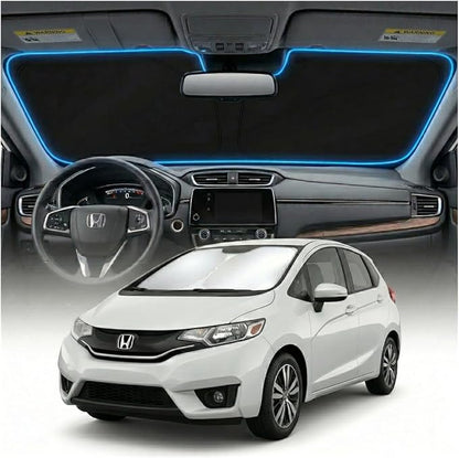for Honda HRV Sun Shade Windshield Cover - Custom Fit HR-V Accessories 2016-2022 Sunshade Foldable UV Protection & Heat Shield Sun Visor Accessories