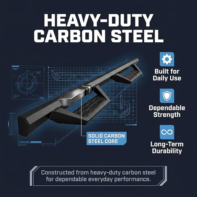 APS Edge Drop Step Running Boards for F-Series SuperCrew