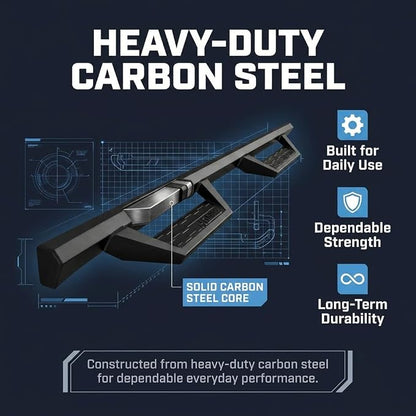 APS Edge Drop Step Running Boards for F-Series SuperCrew