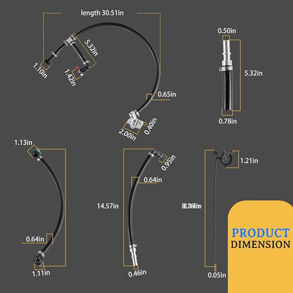 CP4 Disaster Prevention Bypass Kit – Compatible with 2011–2022 Ford F-250, F-350, F-450, F-550 6.7L Powerstroke Diesel – Gen 2.1, Replacement for CP4-6.7F-BP-G2.1