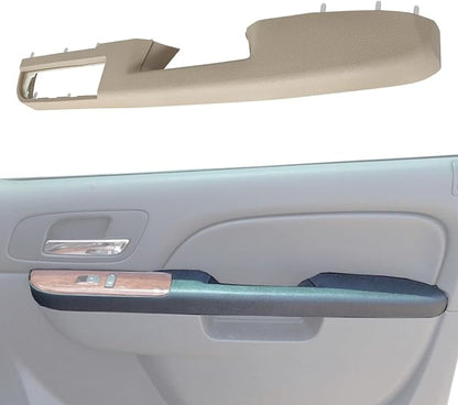 80995 Upgraded Door Armrest Repair Front Right Side Door Panel Handle Beige Compatible with 2010-2014 Chevy Silverado Suburban Avalanche Tahoe,GMC Sierra Yukon Replaces 84127327