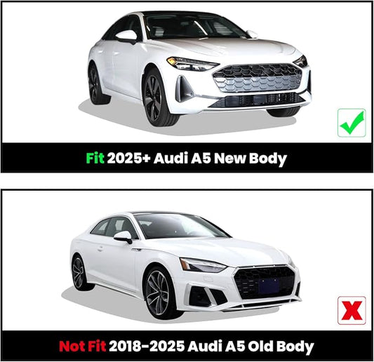 LASFIT Cargo Mat for Audi A5/S5 2025-2026(New Body), Custom Fit All-Weather TPE Trunk Mat for Audi Accessories, Waterproof, Easy to Clean, Black