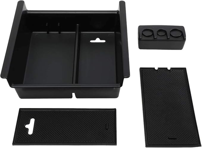 DNA MOTORING Center Console Organizer Tray Compatible with 10-18 4Runner, Armrest Storage Box, ZTL-Y-0021