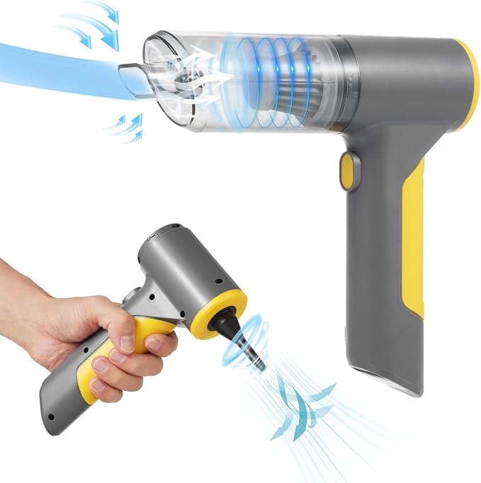 4 in 1 Wireless Handheld Vacuum Cleaner, 13000Pa Super Suction, 6000mAh Battery, Type-C, Green
