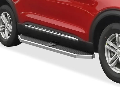APS Polished Running Boards Style Compatible with Ford Explorer 2020-2026 Sport Utility 4-Door (Side Steps Side Bars) 6in Wide 304 Stainless Steel
