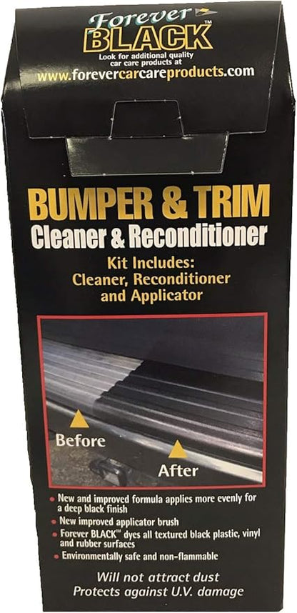 Forever Black Bumper & Trim Kit (NEW Improved Formula & Larger Size)