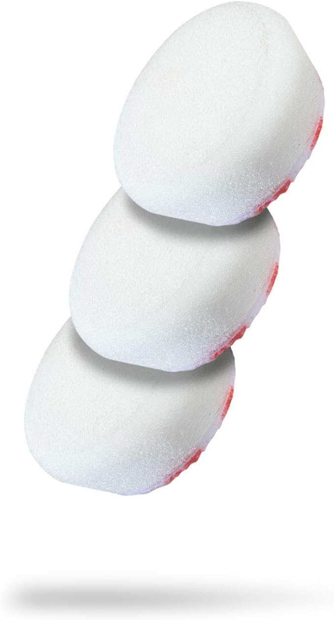 Adam's Polishes Premium Polisher Pads - Expertly Designed Soft Foam Finishes & Glosses Better Than Ever 3 Pack - Color Coded to Match with Recommended Polishes or Compounds (2, White Polish Pad)