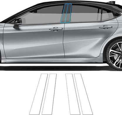TPU B Pillars Car Film for Toyota Camry SE XSE 2025-2026,PPF Protective Film Transparent Vinyl Wrap,Pre-Cut Paint Protection Clear Anti-Scratch Car Wrap Car Accessories