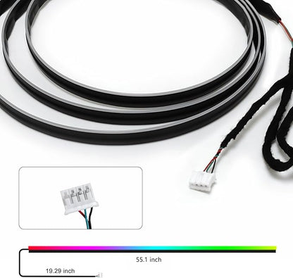 Dreamcolor Acrylic Interior Car LED Strip Light 55.1-inch, Fits Dreamcolor Main & Sub-Controllers