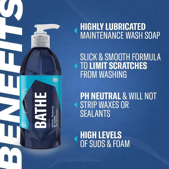 GYEON Wet Coat Kit - Hydrophobic Ceramic Spray Coating for Cars - High Gloss Solutions for Your Car Paint Wheels and Glass - Spray On Rinse Off Easy DIY Use Formula