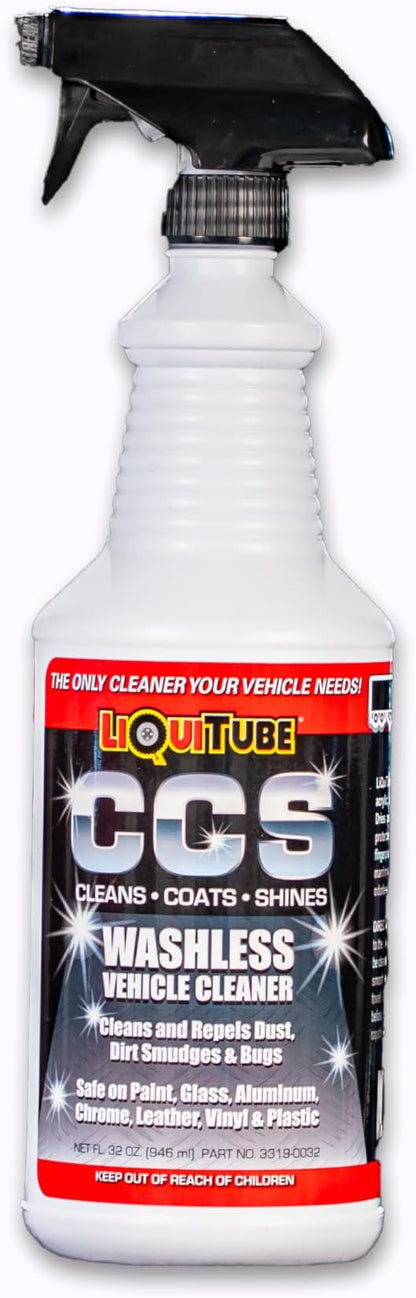CCS Multi Surface Cleaner - Bug Remover for Motorcycles, Cars, Trucks, RVs, Boats - Polymer Chain Clear Coat Ceramic Alternative - Top Coat Shine and Protection Technology (32 oz)