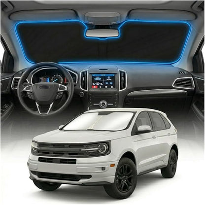 for Ford Escape Sun Shade Windshield Cover - Custom Fit Escape Accessories 2013-2019 Sunshade Foldable UV Protection & Heat Shield Sun Visor Accessories