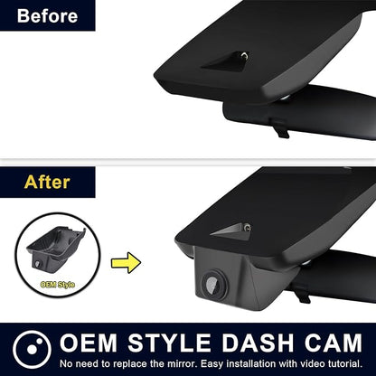 Front 4K & Rear 1080P Dash Cam Custom fit for Toyota 4Runner 2020-2024 Gen5 N280(Model A), TRD Sport Limited Pro Off-Road Venture Premium,Integrated OEM Look,UHD 2160P Video, App & WiFi,GPS,128GB Card