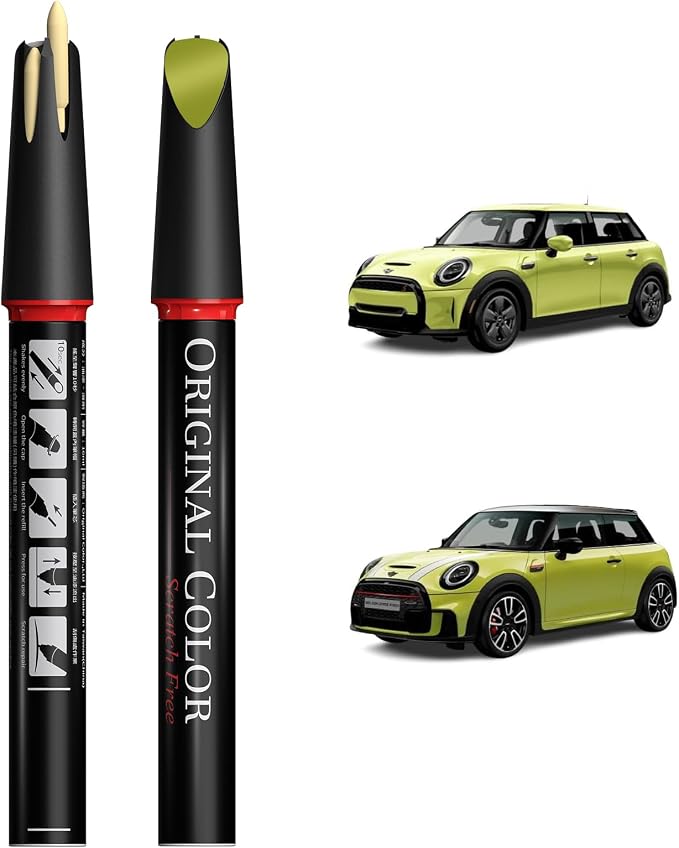 Carhoo C5H Zesty Yellow Compatible with MINI Cooper Exact Match Touch Up Paint Pen - 0.56 Fl Oz(16ml)
